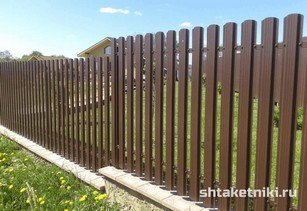 Штакетник широкий 115 мм 8017 шоколад в городе Кызылорда